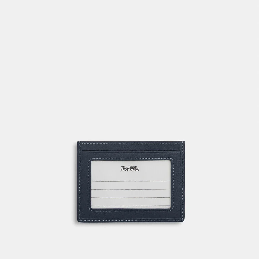 Coach Outlet Men's Slim Id Card Case In Signature Denim